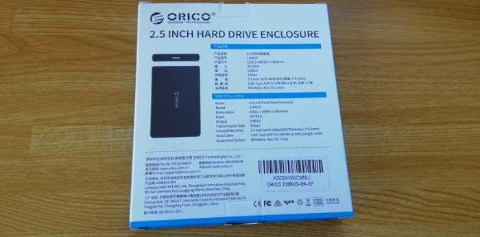 ORICO USB 3.0 外付けHDD/SSDケース!