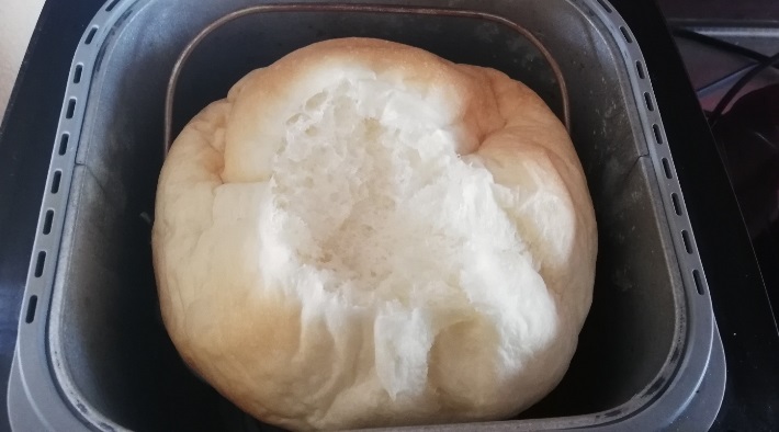 しあわせの生食パンミックスで焼いたパン
